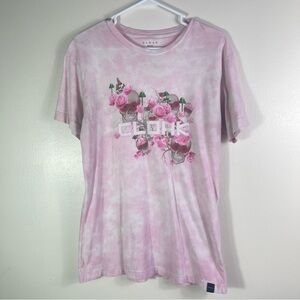Cloak brand skeleton pink tie dye t-shirt